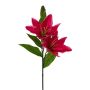 Artificial tiger lily branch DERVEN, fuchsia, 26"/65cm