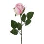 Artificial flower Rose KRALVE, pink, 26"/65cm