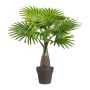 Artificial palm Livistona GISEL in decorative pot, 18"/45cm