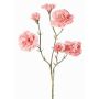 Artificial carnation branch STURYN, light pink, 55cm, Ø2.5–6cm