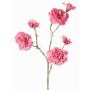 Artificial carnation branch STURYN, pink, 55cm, Ø2.5–6cm
