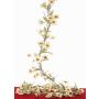 Artificial Alpine edelweiss garland WALSIMA, white, 180 cm, Ø5–6 cm