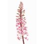 Artificial flower, crested lily ZERFIM, pink-green, 90 cm