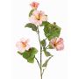 TELSIMA decorative hibiscus branch with flowers, light pink, 80cm