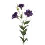 Artificial flower Lisianthus IRONA, dark violet, 80cm