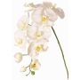 Decorative Phalaenopsis orchid branch WESA, white, 90cm, Ø11–12.5cm