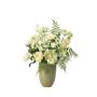 Artificial bouquet FEME, white, 28"/70cm, Ø18"/45cm