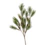 Artificial pine branch NUATU with cones, green, 4ft/125cm