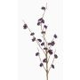 Artificial branch Bodinier's beautyberry SILFIO with berries, dark violet, 3ft/95cm