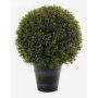 Artificial boxwood TOM in planter, crossdoor, 21"/53cm, Ø16"/40cm