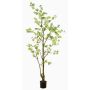 Decorative tree Nasturtium SULLA, artificial stem, green, 6ft/185cm