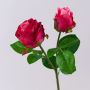 Artificial flower Rose RENATUS, fuchsia-pink, 18"/45cm