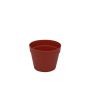 Planter TASO made of plastic, terracotta, 5.3"/13.5cm, Ø7"/17cm