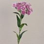Fake flower Sweet William SUSILAWA, violet-white, 22"/55cm