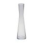 Slim decorative vase SYRMA made of glass, transparent, 40cm, Ø10cm