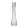 Slim decorative vase SYRMA made of glass, transparent, 50cm, Ø12cm