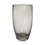 Glass decorative vase HENRY, clear, 22cm, Ø12cm