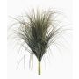 Fake foxtail grass LENNARD, on spike, green-brown, 28"/70cm