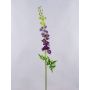 Fake flower Delphinium RADUNIA, purple, dark purple, 4ft/110cm, Ø1"-2.8"/2.5-7cm