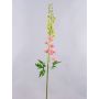 Fake flower Delphinium RADUNIA, pink, 4ft/110cm, Ø1"-2.8"/2.5-7cm