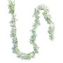 Artificial gypsophila garland LITAGO, white, 6ft/180cm