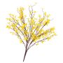 Artificial Forsythia bush LOVIS, with blooms, yellow, 24"/60cm