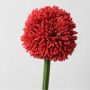Plastic allium spray BEATRISA, red, 26"/65cm, Ø4"/10cm