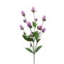 Decorative flower branch Globe amaranth THUSNELDA, purple, 28"/70cm