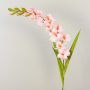 Plastic flower Gladiolus THEOPHORA, pink-cream, 4ft/110cm