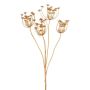 Decorative dill branch FRISKO with flowers, copper, 26"/65cm