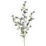 Decorative Artificial branch Bellflower AIMI, dark purple-white, 120cm, Ø3-5cm