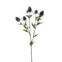 Artificial eryngium branch JESSAMINE, blue, 28"/70cm