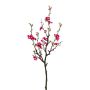 Artificial quince blossom branch VORLIN with flowers, cerise, 30"/75cm