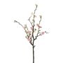 Artificial quince blossom branch VORLIN with flowers, light pink, 30"/75cm