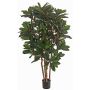 Schefflera artificial plant ZULEIKA, real stems, green, 4ft/120cm