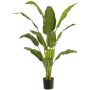 Artificial 'Traveller's palm' UONFYN, green, 4ft/130cm