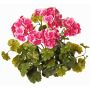 Artificial geranium MALINA on a stake, crossdoor, pink-fuchsia, 16"/40cm