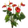 Artificial anthurium NAKITA on a stem, red, 20"/50cm