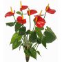 Artificial anthurium NAKITA on a stem, red, 20"/50cm