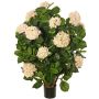 Artificial hydrangea PINDO, pink and cream, 95cm