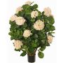 Artificial hydrangea PINDO, pink-cream, 37"/95cm
