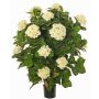 Artificial hydrangea PINDO, cream, 37"/95cm