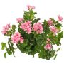 Artificial geranium MIA on a stick, light pink, 40 cm, Ø5–8 cm