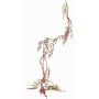 Artificial pepper tree garland TENGYH with berries, dark pink, 6ft/180cm