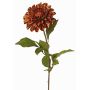 Velvet dahlia TINFAS, copper, 24"/60cm, Ø5.1"/13cm