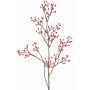Decorative wild rose branch HIKERNO with rose hips, red, 3ft/100cm