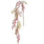 Artificial rowan branch JANNAH with berries, red, 4ft/120cm