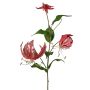 Velvet Gloriosa branch DINFAS, mauve-gold, 80cm