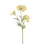 Artificial Dill branch HAKIM with blossoms, yellow, 80cm