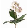 Artificial heartleaf bergenia MUNA on spike, light pink, 16"/40cm, Ø2.8"-3.1"/7-8cm